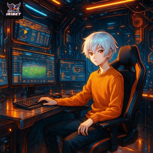 Imagem promocional da IRIBET apresentando a plataforma e seus recursos